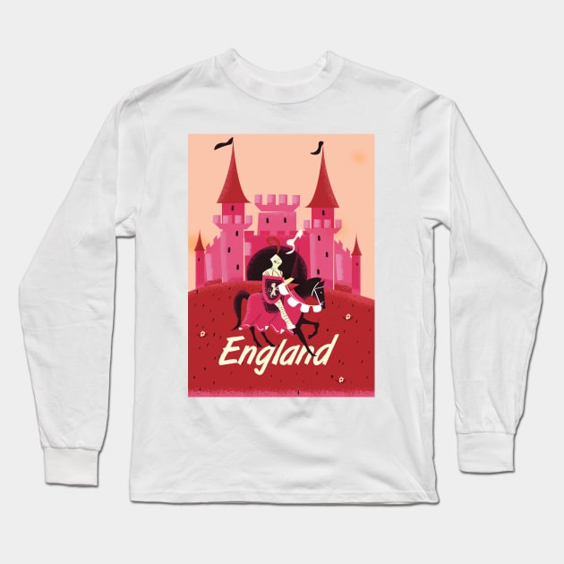 England Long Sleeve T-Shirt by nickemporium1